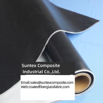 Double Sided Twill Woven High Temperature Resistant E-Glass Silicone Coated Fiberglass Fabric