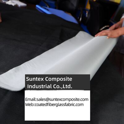 Fireproof High Temperature Resistance 4H Satin Weave Silicone Coated Fiberglass Fabric for Industrial Applications