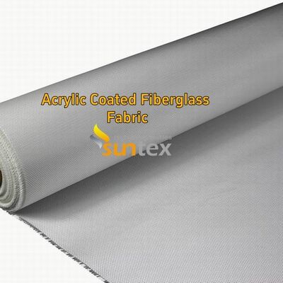 Acrylic Coated Fire Resistant Fiberglass Fabric with 550 Degree C Temperature Resistance for Easy to Sew and Cut Welding Blanket