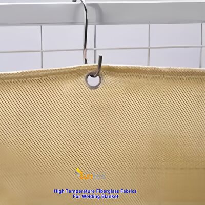 Heat Resistant up to 550°C 100% Fiberglass Welding Blanket with Acrylic Coated Surface for Fire Protection