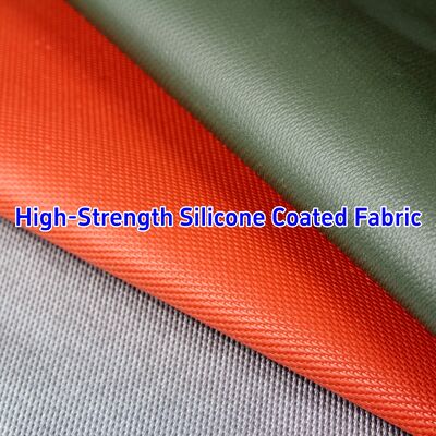 Fire Resistant and Heat Resistant Silicone Coated Fiberglass Fabric with 590 g/sqm Weight