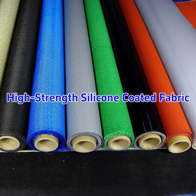 430gsm Double Side Coated Silicone Fiberglass Braided Cloth with Fire Resistance for Thermal Insulation