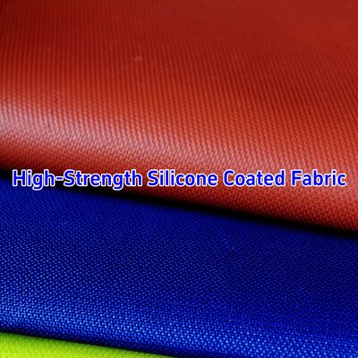 430gsm Double Side Coated Silicone Fiberglass Braided Cloth with Fire Resistance for Thermal Insulation