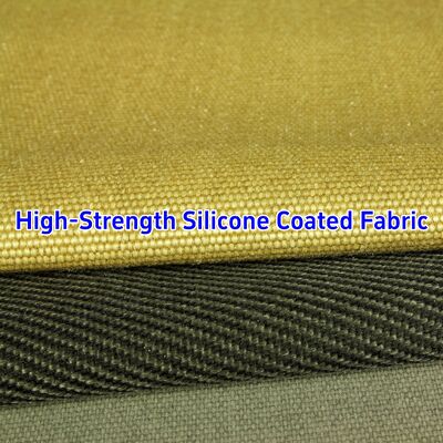 430gsm Double Side Coated Silicone Fiberglass Braided Cloth with Fire Resistance for Thermal Insulation