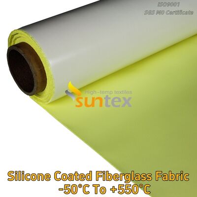Heat Resistant E-Glass Fireproof Wholesale Double/Side Silicone Coated Fiberglass Cloth Fabric
