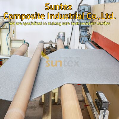 High Temperature 1700℃ High Silica Fiber Glass Cloth for Fire Blanket