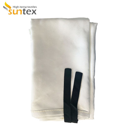 White Silicone Rubber Coated Fiberglass Cloth For Industrial Fire Blankets And Fire Blanket Rolls