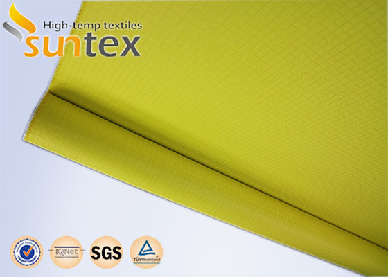 Fire Retardant PU Coated Waterproofing Fiberglass Cloth Fire Resistant Fabric