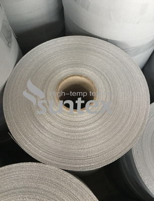 Rubberblad op hoge temperatuur van het Glasvezel het Stof Versterkte Silicone met Kleefstof Op hoge temperatuur