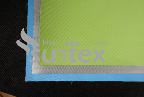 Van de het Fiberglasdoek van de hitteisolatie Stof van de het Silicone de Rubber Met een laag bedekte Glasvezel