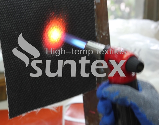 Hoge - kwaliteitsbrand - Rubber het Fiberglasdoek van het vertragers Hoge Kiezelzuur