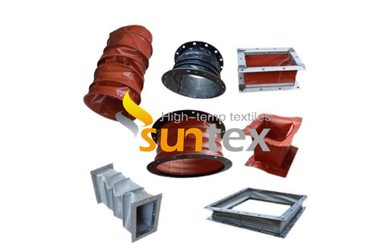 Thermische Isolatiekeperstof/satijn/Met een laag bedekte de Glasvezeldoek/stof van het duidelijk Weefselsilicone Rubber voor Uitbreidingsverbindingen