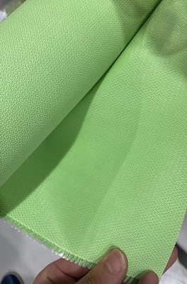 De hittebestendige Stof Met hoge weerstand van de de Stoffenglasvezel van de Siliconerubber Met een laag bedekte Glasvezel