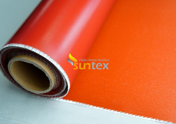 Stof met hoge weerstand van de Glasvezel de Textielsilicone Met een laag bedekte Glasvezel