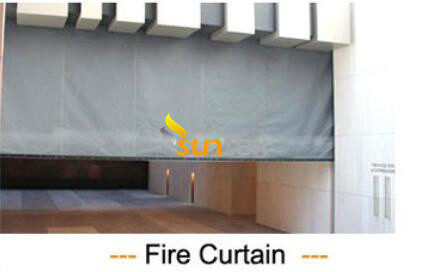 Grey Polyurethane Fiberglass Cloth Anti-Hittevlam - Doek van de vertragers de Silicone Met een laag bedekte Glasvezel voor Vuurvast gordijn