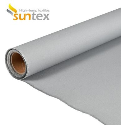 EN-13501 Certified Fireproof Fiberglass Fabric with 550°C Temperature Resistance and 0.6mm Thickness for Fire and Smoke Curtains