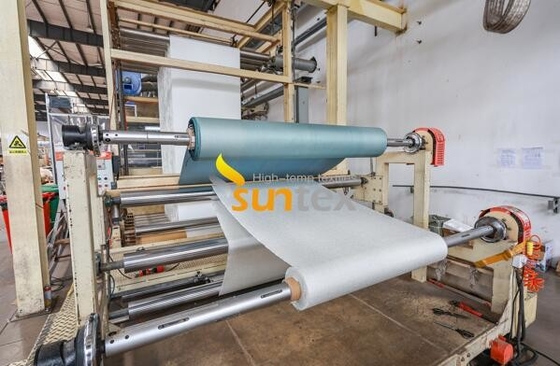 Van de de Zonneblindensilicone Met een laag bedekt Glasvezel van de gordijnrol van de het Lassenbrand Algemeen de Matrasstootkussen