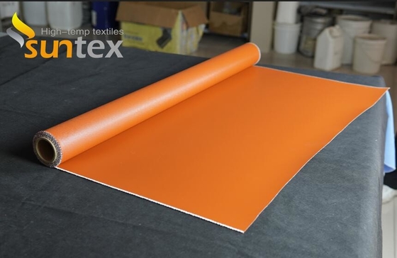Silicone Met een laag bedekte Glasvezelstof voor Isolatiedeken