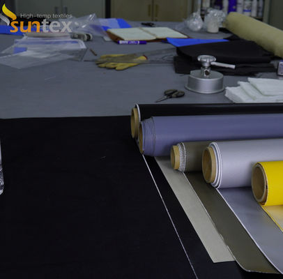Vuurvaste Silicone Met een laag bedekte Glasvezeldoek voor Thermische Isolatiematras