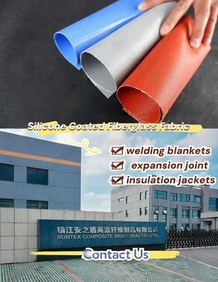 Wärmeisolatie Silicone-gecoate glasvezelstofstof