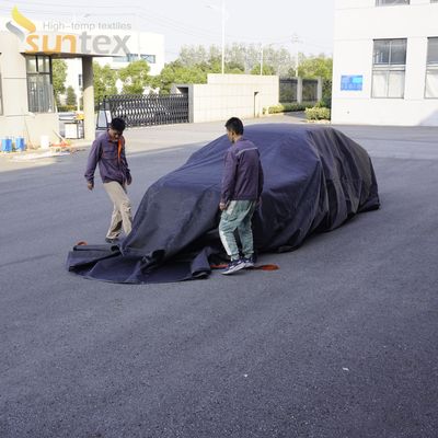 Gray EV Fire Blankets Electric Car Fire Safety Vehicle Fire Blankets For Electric Car