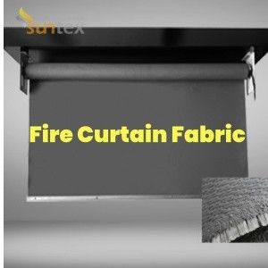 Brandgordijnstof Brandbestendige siliconen beklede glasvezelstof