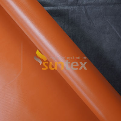 0.4mm E-Glas Hoogtemperatuurweerstand Thermische isolatie Rubber Silicone Gecoat Glasvezel Stof Waterdicht