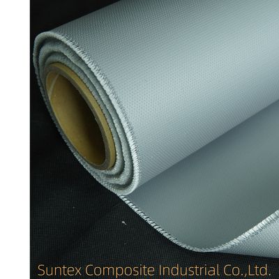 Duurzaam siliconen bekleed glasvezelstof E-glas Hoogtemperatuurbestendige siliconen glasvezel