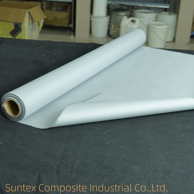 Thermische isolatie Silicone stof E-glas Hoogtemperatuurbestendige Silicone gecoate glasvezel voor brandpreventie