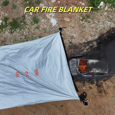 Branddekkens voor elektrische auto's Vlamvertrager 550°C/1000°C Weerbaar Grijz