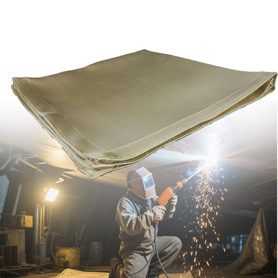 17 Oz High Flexible Welding Blanket with 16 Mil Thickness for Heat Insulation and Fire Resistance