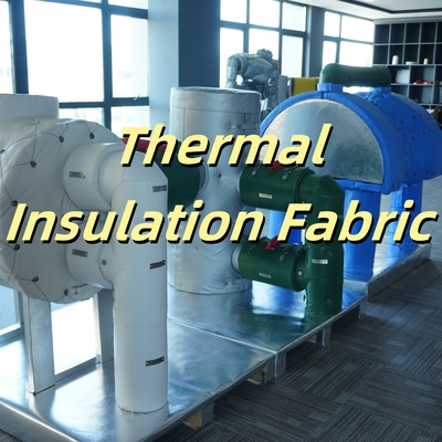 Thermische isolatiestof 200-2000g/m² voor pijpen & reactoren -70C tot 1000C