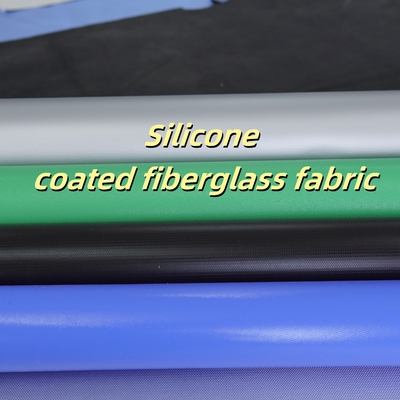 Brandvertragende siliconen gecoate glasvezelstof 0,3 mm 400 g/m²