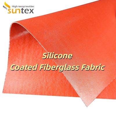Durable Fire Protection Silicone Coated Fiberglass Fabric with High Temperature Resistance for Metalworking
