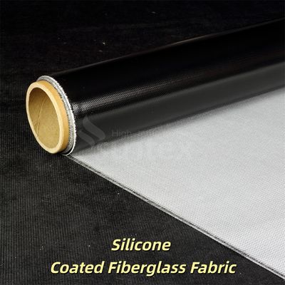 0.3 mm Dikte 400 g/m2 Gewicht Silicone gecoate glasvezelstof met 1 / 1,2 / 1,5 meter Breedte