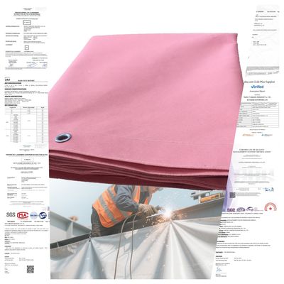 17 oz 16 Mil 1000°F Warmtebestendige Lasdekens Brandbestendig Lasgordijn voor bescherming tegen vonken en slakken
