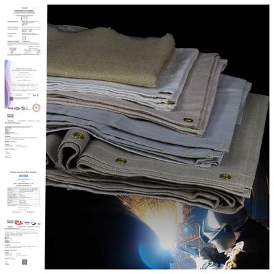100% Fiberglass Welding Blanket Fire Blanket 550°C Heat Resistant with Acrylic Coating