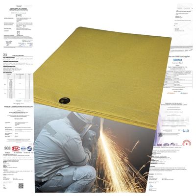 100% Fiberglass Welding Blanket - 550°C Heat Resistant Fire Blanket with Customizable Sizes