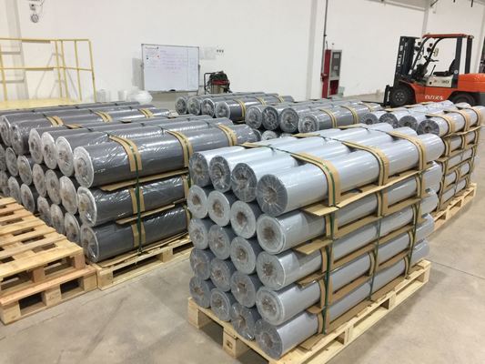 Dubbelzijdige vuurvaste siliconen gecoate glasvezel lasdeken met 1 / 1,2 / 1,5 meter breedte en 50 m / 100 m rollengte