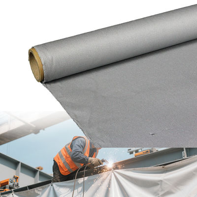 Double Sided Silicone Coated Fireproof Fiberglass Cloth with 50 m / 100 m Roll Length and Alkali Free Thermal Insulation Fabric