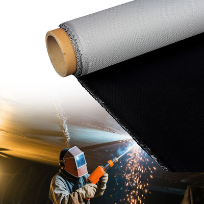 Double Side Fireproof PU Coated Fiberglass Welding Blanket with 1800C Temperature Resistance and Multiple Width Options
