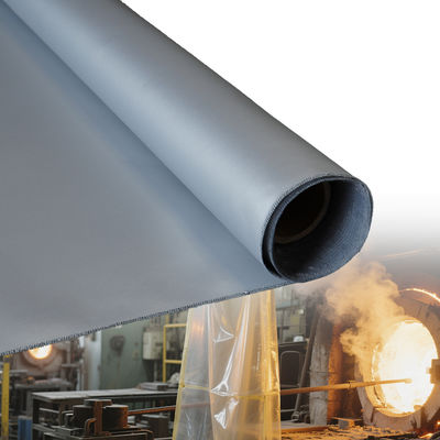 Heat Resistance Silicone Coated Fiberglass Fabric with Temperature Range -50C to 500C Available in 1 / 1.2 / 1.5 Meter Width and 50 m / 100 m Roll Length