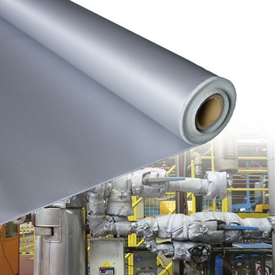 Durable Silicone Coated Fiberglass Fabric with 0.3 mm Thickness 400 g/sqm Weight and 1 / 1.2 / 1.5 meter Width
