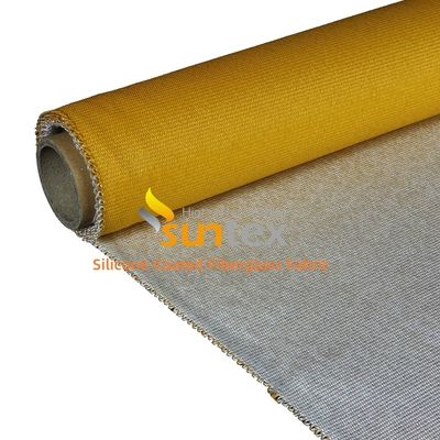 Fireproof Silicone Coated Fiberglass Fabric with High Temperature Resistance and Waterproof Properties