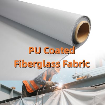 PU-Coated Fiberglass Fabric | 460 gsm, 0.41 mm ThicknessWidth: 1m - 1.55m | Heat & Abrasion Resistant