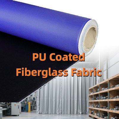 PU Coated Fiberglass Fabric Welding Blanket with 460 g/sqm Weight 0.41 mm Thickness and Multiple Width Options