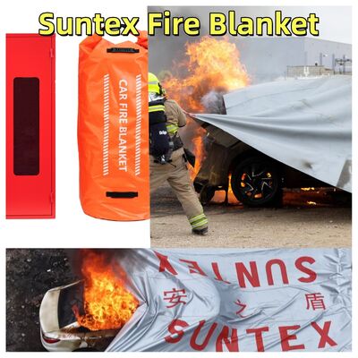 Suntex Fire Pit Mat met 60 minuten dekking en explosievermindering voor zuurstoftekort bij brand in EV-auto's