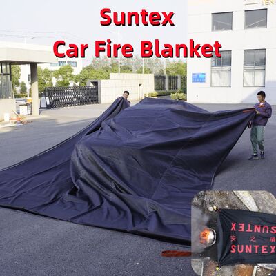Suntex EV auto brandbedekking vermindert explosie risico door ventilatie gassen met zuurstoftekort voor lithium-ion batterij branden
