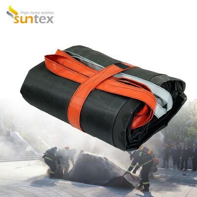 Designed for EV fire safety, the gray fire blanket delivers 550℃/1000℃ thermal resistance and utilizes oxygen deprivation to control flames quickly and reliably.