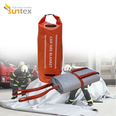 Flame-Retardant EV Car Fire Blanket with 550℃/1000℃ Thermal Resistance for Oxygen Deprivation Fire Control